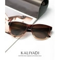 thumbnail image 4 of KALIYADI Womens-Sunglasses Polarized Sunglasses-Womens Trendy: Retro Sun Glasses with UV Protection for Travel Driving, 4 of 7