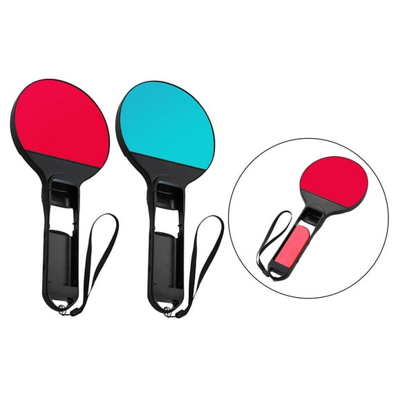 1 paar Table Tennis Racket Easy to Install Easy to Remove Stylish with 2pcs Wrist Straps for Racket Sports Games