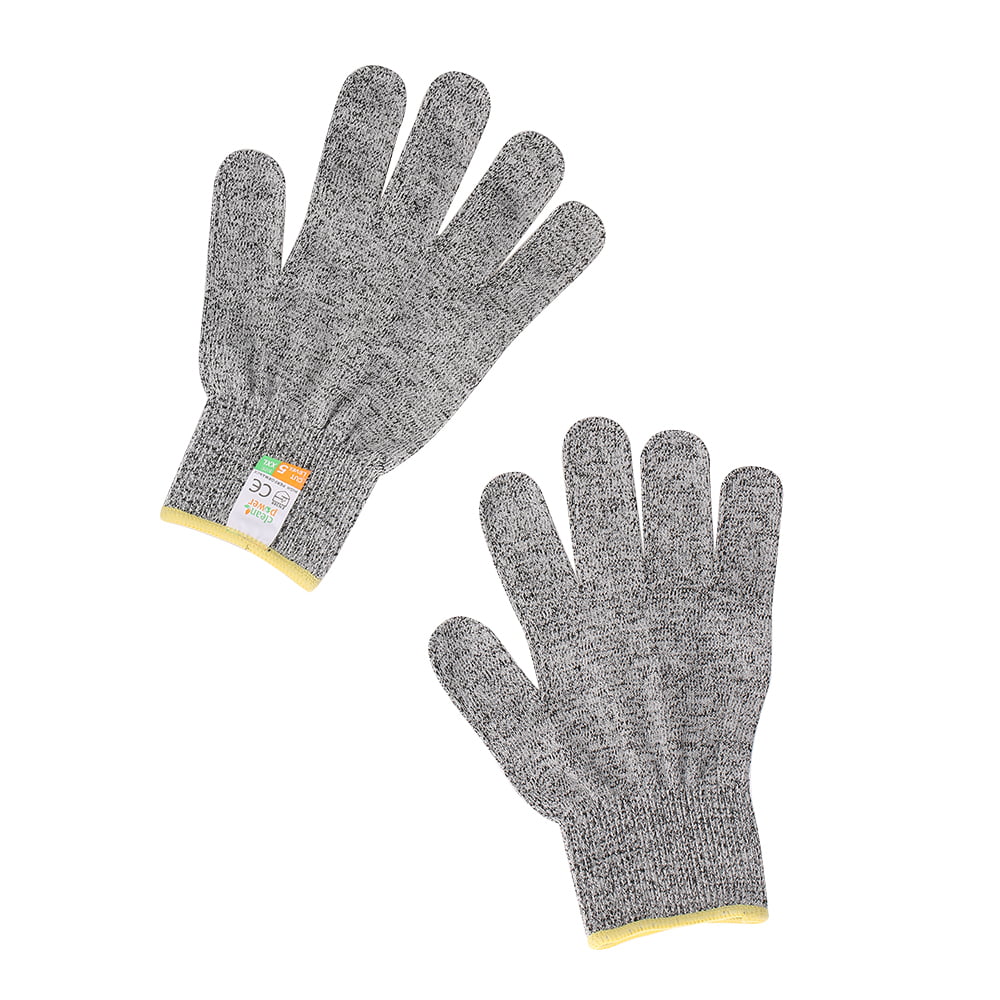 5 Protective Cut Resistant Gloves Safety Handwork Kitchen Cutting Butcher Level
