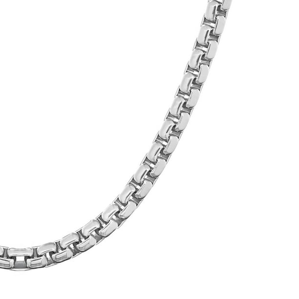 アクセサリー oval top silver chain necklace archive 925-Sterling-Silver-Oval-Link-
