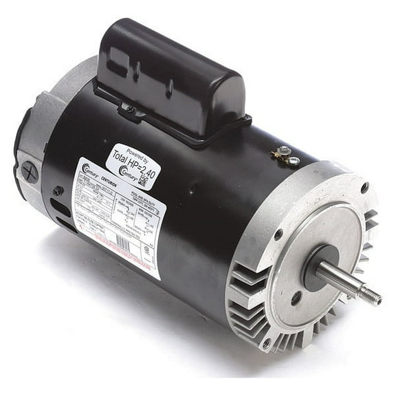 Pool Pump Motor, Permanent Split Capacitor, 2 HP, 56J Frame, 3,450 Nameplate RPM