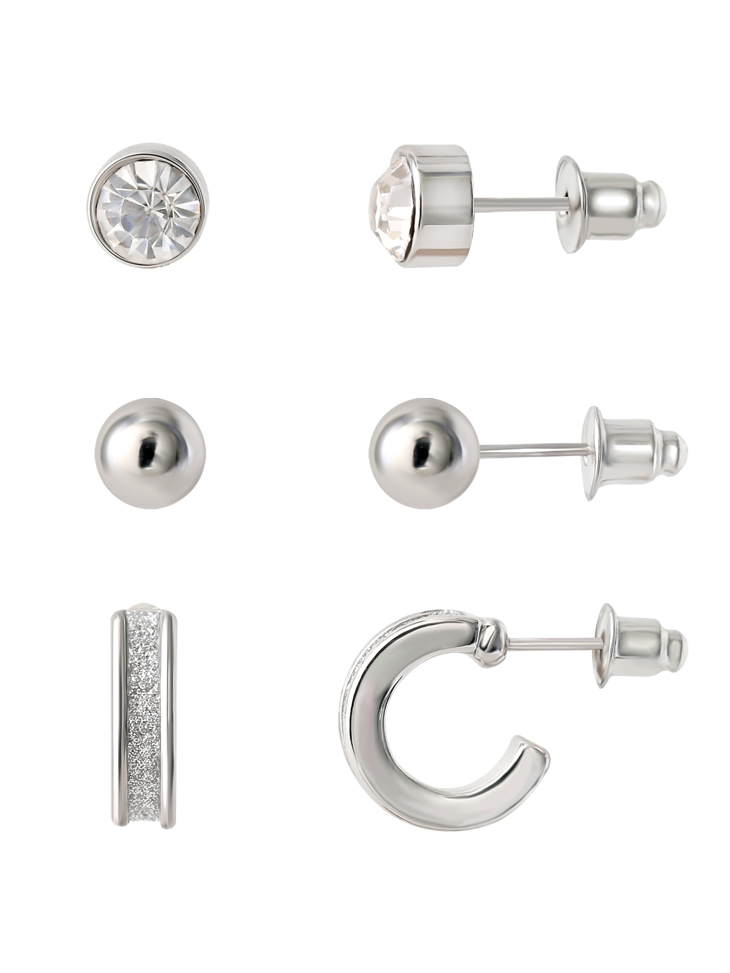 Celebrity Pink Women’s Three Pair Earring Set
