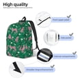 thumbnail image 3 of Rocae Tropical Leopard for Canvas College Laptop Backpack for Men Women-Small, 3 of 5