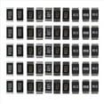 thumbnail image 2 of 100Pcs Alloy Resistance 2512 SMD Resistor Samples Kit, R001 R002 R005 R008 R010 R015 R020 R025 R050 R100,100pcs x R001 R002 R005 R008 R010 R015 R020 R025 R050 R100,Black, 2 of 4