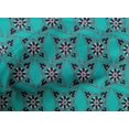 thumbnail image 4 of oneOone Tissu Popeline de Coton Décor Floral Imprimé BTY 42 Pouces de Large, 4 of 4