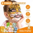 thumbnail image 2 of Mascarilla facial KONEUK Mascarillas faciales de animales para niños, paquete de 9, 2 of 7
