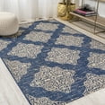 thumbnail image 4 of JONATHAN Y SANTA MONICA 5 x 8 Area Rug, Tuscany Ornate Medallions - Navy/Beige, SMB121A-5, 4 of 9