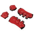 thumbnail image 2 of Botas para patas delanteras de caballo, transpirables, que absorben los impactos, evitan resbalones, forro suave, ligeras, protección para patas de caballo, color rojo, talla M, 2 of 14