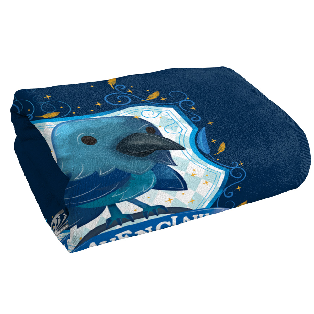 Harry Potter Watercolor Ravenclaw Crest Officially Licensed Beach Towel 30' X 60'