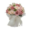 thumbnail image 1 of Boda lanzando accesorios de boda rosas artificiales flores para vacaciones Color de pasta de frijoles, 1 of 9