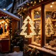 thumbnail image 4 of Christmas Decorations Outdoor Indoor Clearance – Christmas Lights with Iron Frame, LED Lighting Outdoor Yard Lights, Decorative for Gardens, Lawns, Windowsills, Walls Decor (D), 4 of 6