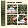 thumbnail image 5 of Peel and Stick Wallpaper 17.7in x 9.8ft Floral Red Orange Tulips Dark Contact Paper Vinyl Waterproof Self Adhesive Wall Paper for Bedroom Shelf Cabinet Renter Friendly, 5 of 8
