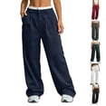 thumbnail image 3 of Dress Pants for Women Wide Leg Trousers High Waisted Pleated Business Casual Loose Fit Straight Leg Slacks Office Work Professional Outfits, 3 of 3