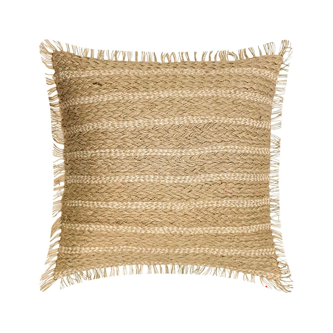 Chicos Home Throw Pillow Cover Beige Woven main image 1