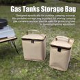 thumbnail image 3 of Sac de Rangement pour Réservoirs de Gaz de Camping, Étui de Protection Portable pour Cylindre de Carburant, Sac de Transport Anti-Collision pour Cuisine Extérieure, Camping, Pique-Nique, 3 of 6