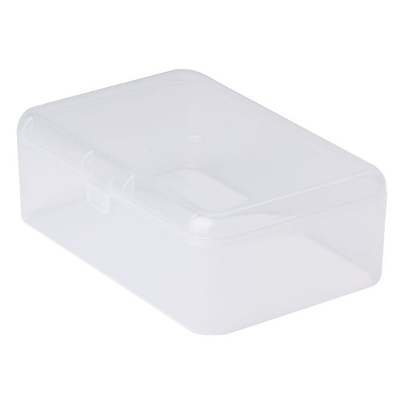 Rectangular Plastic Clear Transparent Storage Box Collection Container Organizer