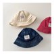 thumbnail image 3 of Sombrero de pescador de estilo Retro para niños de 2 a 6 años, pegatinas decorativas de primavera y verano, sombrero para el sol al aire libre, gorro de lavabo de alero grande para niños, 3 of 6
