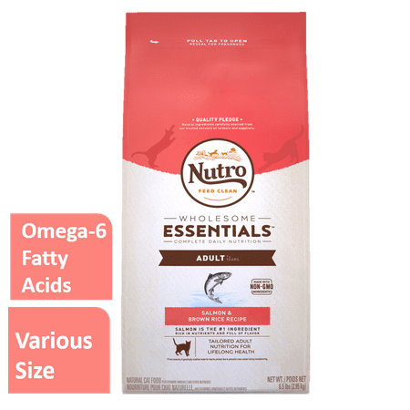 Nutro Wholesome Essentials Adult Dry Cat Food Salmon & Brown Rice 6.5