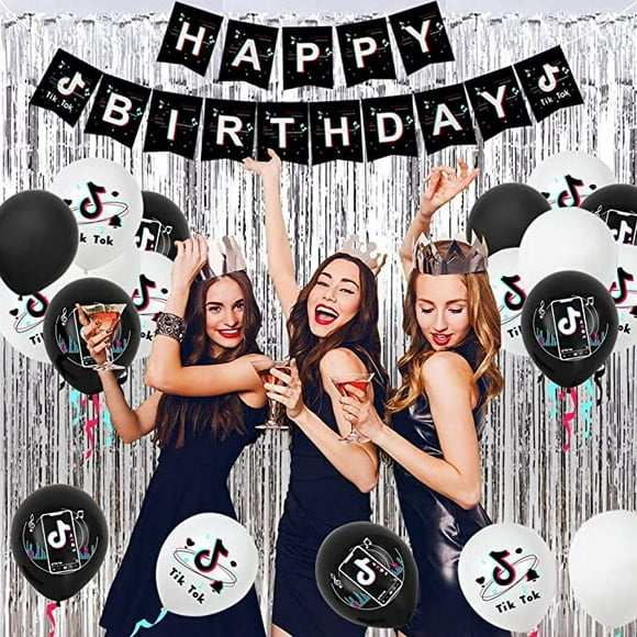 Tik Tok Birthday Cake Topper Tik Tok Birthday Cake Topper