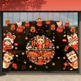 thumbnail image 2 of 2025 Chinese Snake Year Window Stickers, Happy New Year Window Clings Spring Festival Decorations Home Party Glass Door Decals, 2 of 10