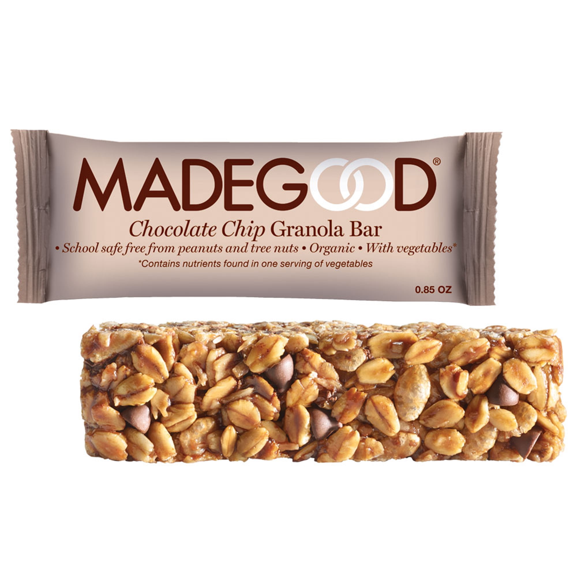 MadeGood Chocolate Chip Granola Bars, 0.85 Oz, 15 Ct