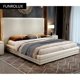 thumbnail image 4 of Modern leather bed simple double bedroom and home light luxury furniture hotel model room 1.8M/1.5M soft bed My Lux Decor Round, 4 of 9