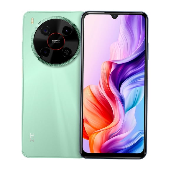 Smartphone ZTE Blade V70 Max 256GB Verde Dual desbloqueado.