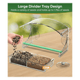 thumbnail image 2 of Window Bird Feeder with 4 Strong Suction Cups, Clear Window Bird Feeder for Outside, Acrylic Bird House for Window, 2 of 5