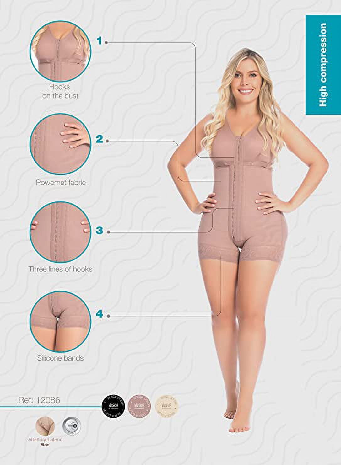 Delie by Fajas Diseños DPrada Faja Colombiana Post surgery body-shaper –  theshapewearspot