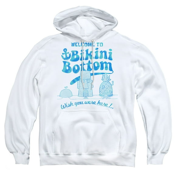 Spongebob Bikini Bottom Welcome Unisex Adult Pull-Over Hoodie