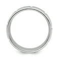 thumbnail image 2 of SS 8mm Brushed Fancy Band Size 10.5 Size 10.5, 2 of 4