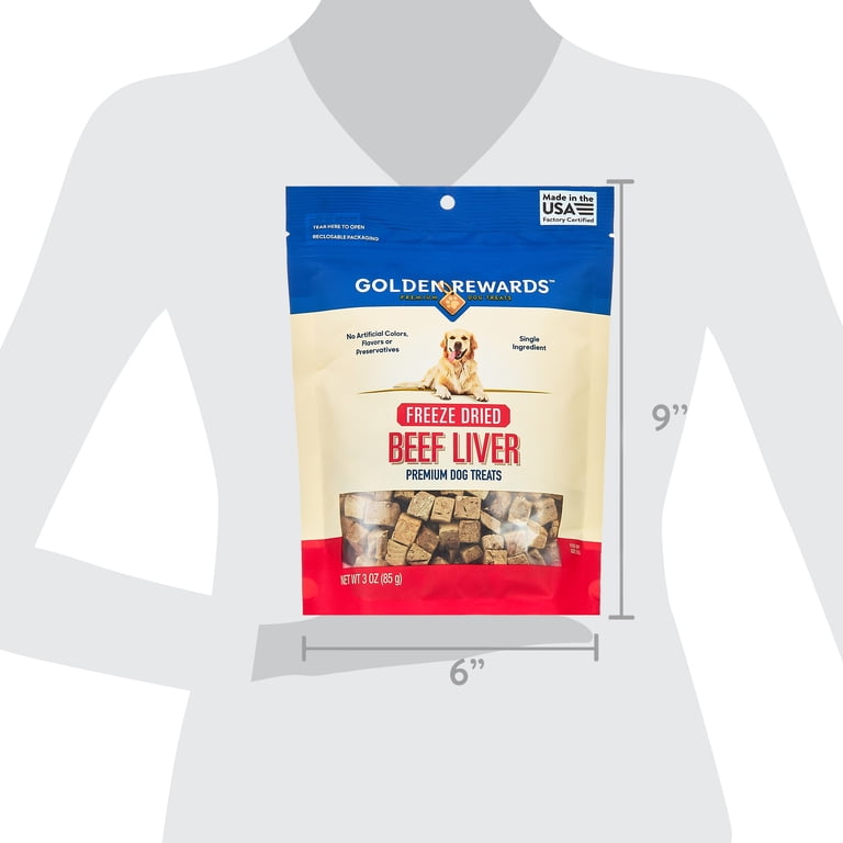 Golden Rewards Freeze Dried Beef Liver Dog Treats, 3 oz photo 7