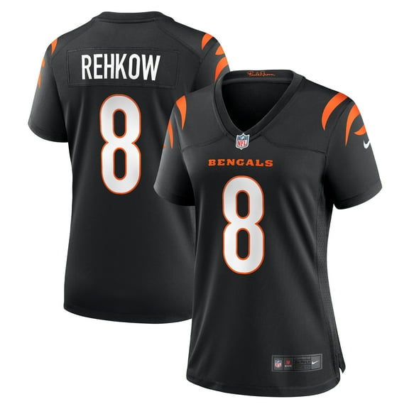 Women's Nike Ryan Rehkow Black Cincinnati Bengals Game Jersey