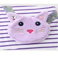 thumbnail image 6 of HWJAD Toddler Girls Cotton Summer Short Sleeve Shirt Dress Cartoon Kitty Casual Jersey Stripe Dresses, 6 of 9