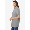 thumbnail image 3 of Woman Within Plus Size Perfect Short-Sleeve Polo Shirt, 3 of 6