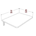thumbnail image 3 of Marble Design Wall-Mounted Foldable Table - 28.3" x 17.7" Space-Saving Desk for Kitchen, Balcony, or Office, 3 of 8