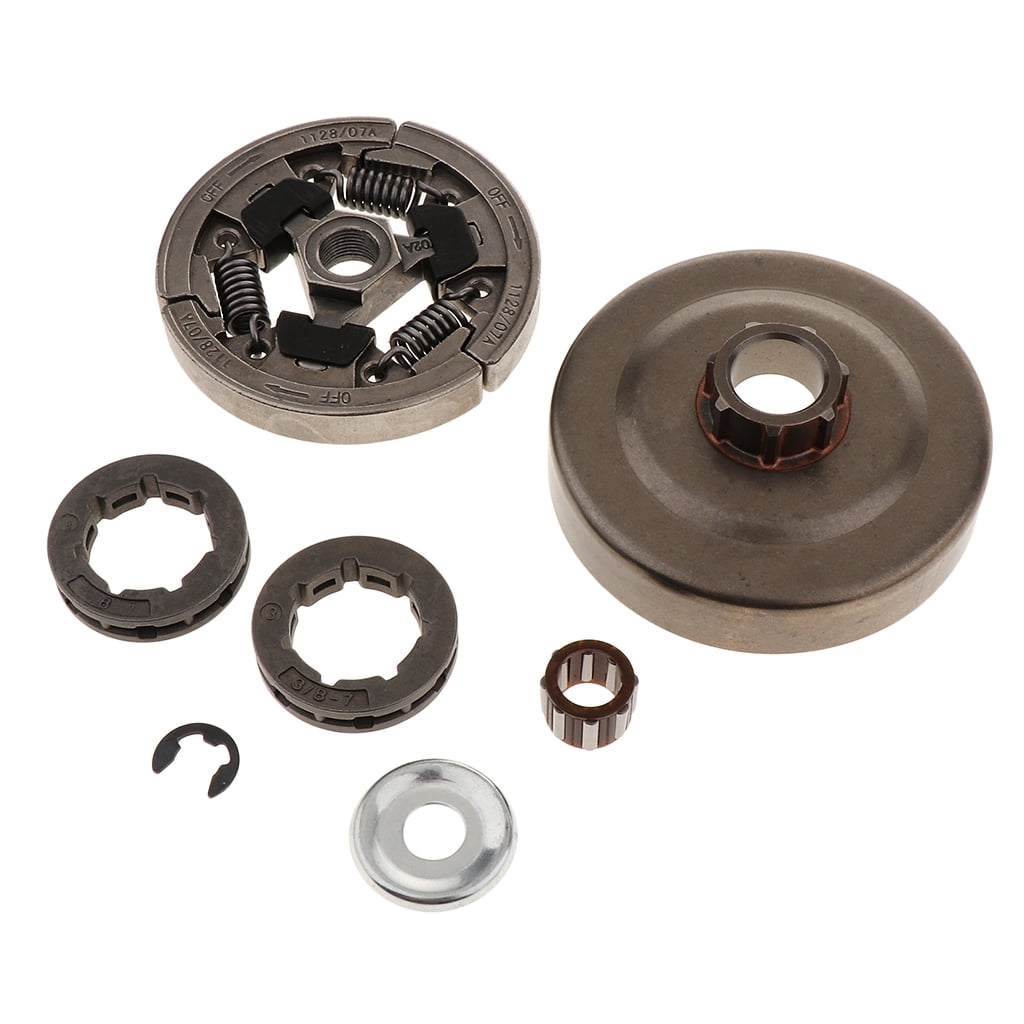 Fzaqwen 3/8 Inch 7T Clutch Drum Bearing Kit for 036 MS360 Lawn Mower Replacement Parts