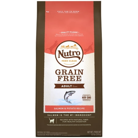 Nutro Grain-Free Salmon & Potato Recipe Adult Dry Cat Food 6.5 Pounds