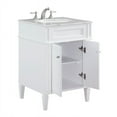 thumbnail image 6 of Elegant Decor Park Ave 24" Wood Single Bathroom Vanity in White, 6 of 11