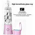 thumbnail image 3 of Portable Juice Blender, Milk Shake,juicer, Mixer,480ml,bpa Free,100w, Christmas Giftpink, 3 of 5