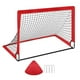 thumbnail image 3 of Red de portería de fútbol para niños Red de portería de fútbol Puerta de fútbol para patio de juegos Rojo, 3 of 9