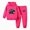 Y173-Hot Pink, variant on NOLDARES Boys Girls Fall Clothes Graphic Print Hoodie and Jogger Set 2 Piece Outfit(Y173-AG)