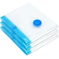 thumbnail image 1 of EcoNesxp Pratique X Ensemble de 3 Pcs Sac de Rangement sous Vide Très Grand Gain de Place Transparent compression Maximale Anti-Moisissure Anti-Insectes Imperméable Anti-Poussière Sac de compression Scellé 73 X 130 cm, 1 of 5
