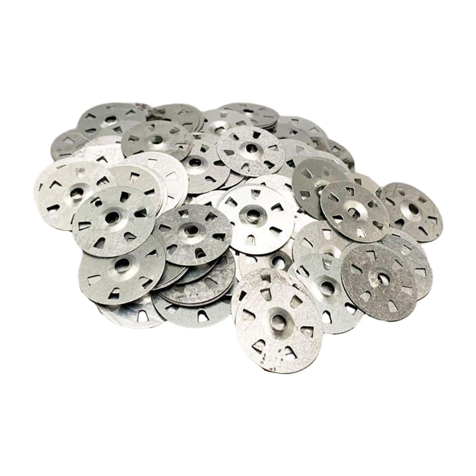 Zxpjkyu 200 Pieces Flat Washers for Screws and Nail, Load Spreading Washer, Flat Washers Six Hole
