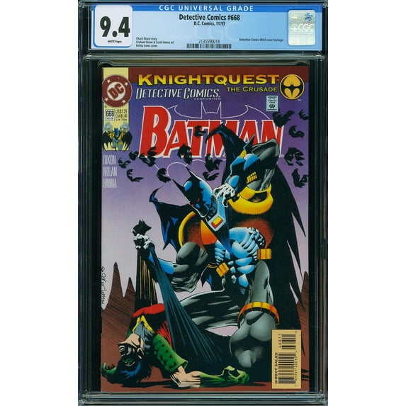 Detective Comics #668 - CGC 9.4 Comic Book