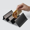 TUMALL Stainless Steel Taco Holder Mexican Food Rack Stand Roll Food