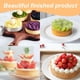 thumbnail image 4 of Paquete de 20 Aros Perforados para Tarta, Redondo Antiadherente para Tarta, Redondo para Tarta de Mousse de Acero Inoxidable, para Postre para Hornear, 4 of 6