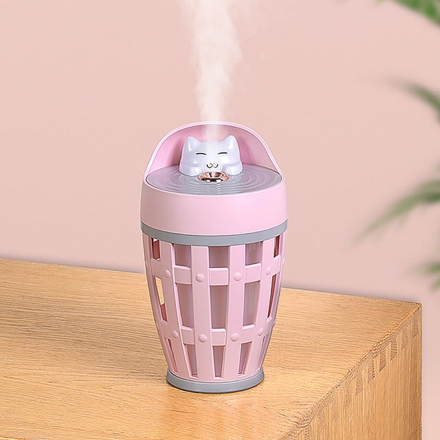 Happy Cat Mini Humidificador USB Humidificador Dormitorio Coche Humidificador de escritorio Wmkox8yii FSASFJB1417