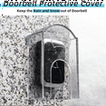 thumbnail image 5 of 2X Waterproof Doorbell Push Button Cover for Outside,Doorbell Rain Cover Shield Hood,for Garage Door Opener Switch, 5 of 9