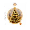 thumbnail image 3 of Christmas Suction Cup Window Light Tree, Warm LED Festive Window Decor for Glass and Door, Holiday Indoor Decoration for Seasonal Xmas Mantel and Tabletop Accent, 3 of 5